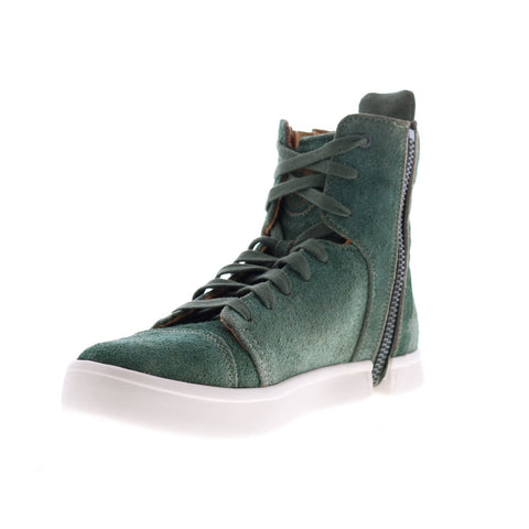 Diesel S-Nentish HBD Y01658-P1609-T7434 Mens Green Suede Lifestyle Sneakers Shoes
