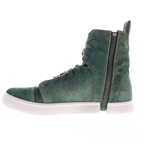 Diesel Zip-Round S-Nentish Hbd Mens Green Leather Lifestyle Sneakers Shoes