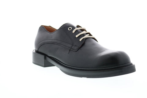 Diesel D-Jack Db Mens Black Leather Plain Toe Oxfords & Lace Ups Shoes