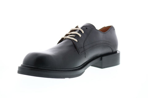 Diesel D-Jack Db Mens Black Leather Plain Toe Oxfords & Lace Ups Shoes
