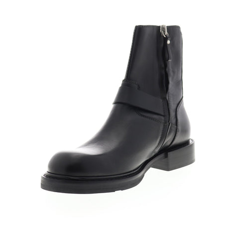 Diesel Jack D-Jack Buckle Zip Y01681-PR516-T8013 Mens Black Morotcycle Boots Shoes