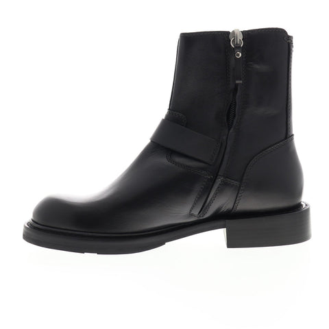 Diesel Jack D-Jack Buckle Zip Y01681-PR516-T8013 Mens Black Morotcycle Boots Shoes