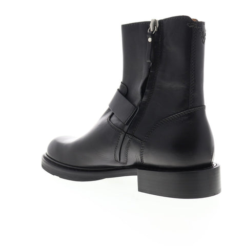 Diesel Jack D-Jack Buckle Zip Y01681-PR516-T8013 Mens Black Morotcycle Boots Shoes