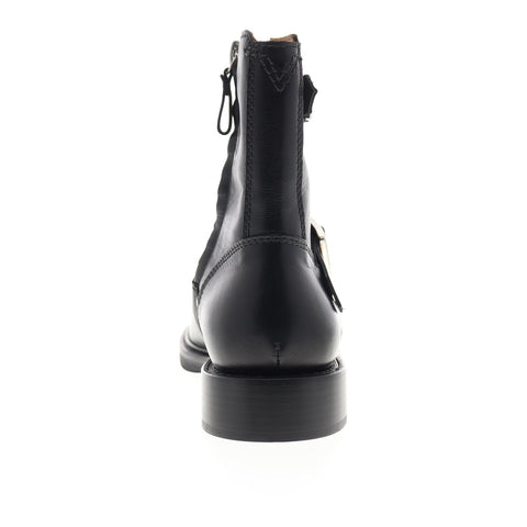 Diesel Jack D-Jack Buckle Zip Y01681-PR516-T8013 Mens Black Morotcycle Boots Shoes