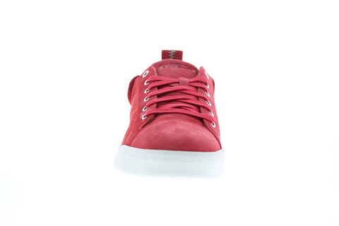Diesel Tempus S-Marquise Low Mens Red Suede Lace Up Lifestyle Sneakers Shoes