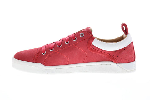 Diesel Tempus S-Marquise Low Mens Red Suede Lace Up Lifestyle Sneakers Shoes