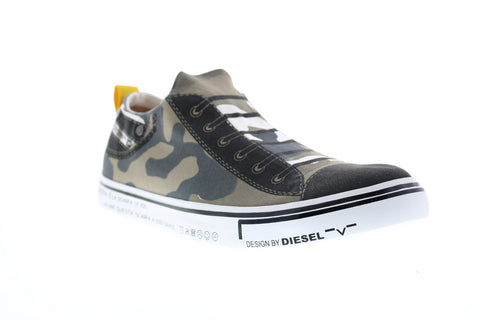 Diesel S-Diesel Maginee Low Mens Green Canvas Lifestyle Sneakers Shoes