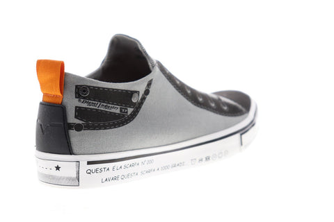 Diesel S-Imaginee Low Slip Y01700-PR238-T8084 Mens Gray Slip On Sneakers Shoes