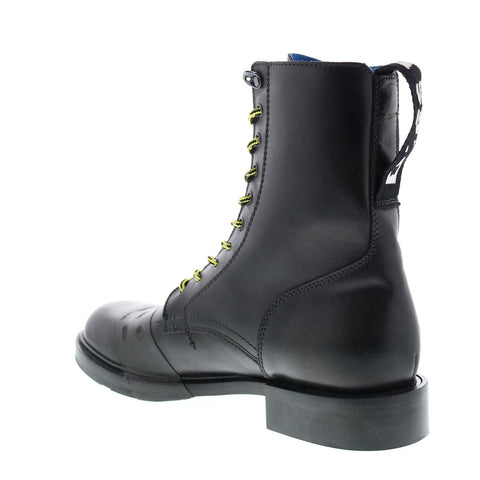 Diesel D-Jack Cb Y01709-P1637-T8013 Mens Black Leather Lace Up Boots