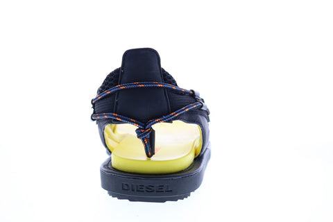 Diesel Sa-Berlin Sand Fss Mens Black Synthetic Strap Sport Sandals Shoes