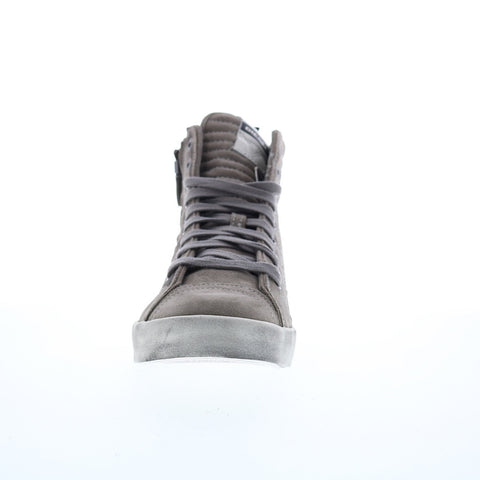 Diesel D-Velows Mid Lace Mens Gray Suede Lace Up Lifestyle Sneakers Shoes