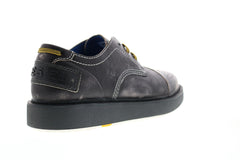 Diesel D-Cage Db Ct Mens Black Leather Lace Up Cap Toe