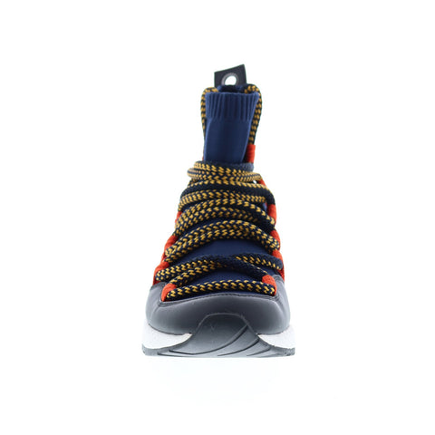 Diesel S-Kb Loop Sock Mens Blue Canvas Lace Up Lifestyle Sneakers Shoes