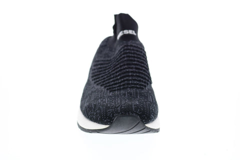 Diesel S-Kb Athl Sock Mens Black Canvas Slip On Lifestyle Sneakers Shoes