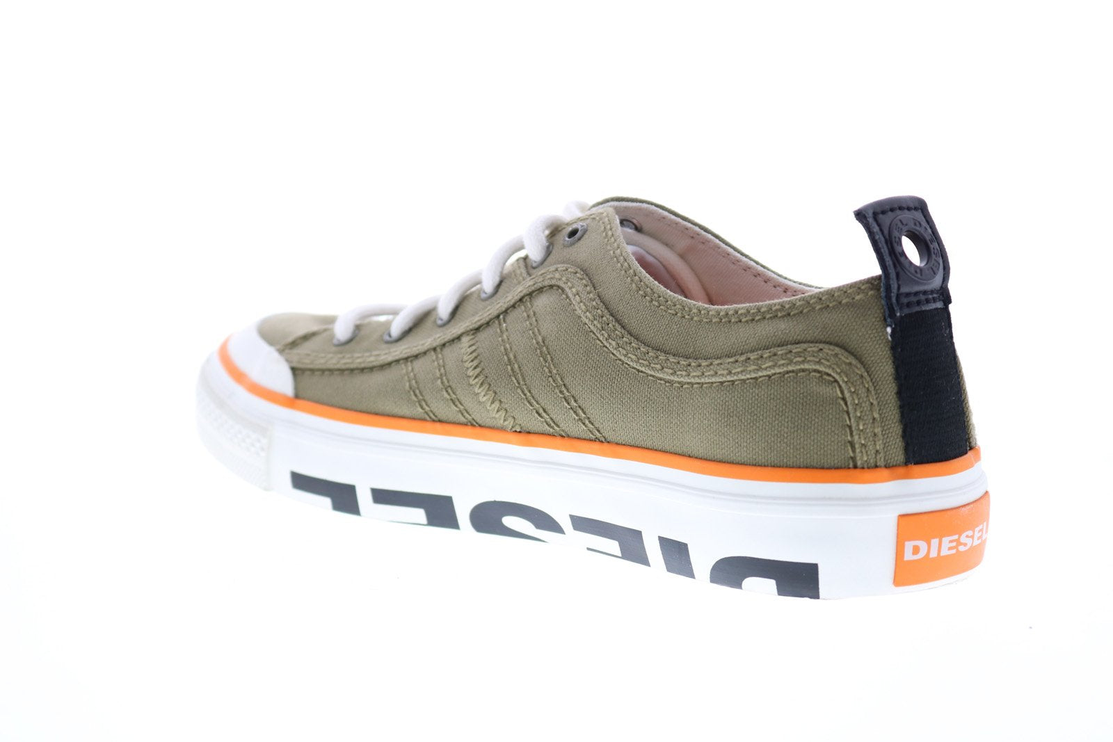 Diesel S-Astico Lc Logo Mens Green Canvas Lace Up Lifestyle Sneakers S -  Ruze Shoes