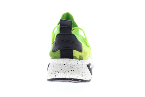 Diesel S-KB SL Y01917-P2166-H7111 Mens Green Canvas Athletic Running Shoes