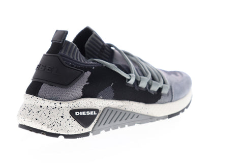 Diesel S-KB SL Y01917-P2166-H7196 Mens Gray Canvas Athletic Running Shoes