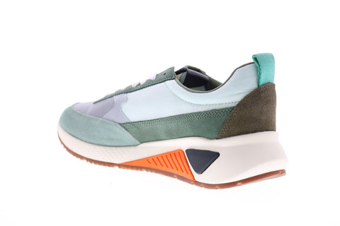 Diesel K-Kb Low Lace II Mens Green Suede Lace Up Lifestyle Sneakers Shoes