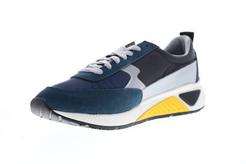 Diesel S-Kb Low Lace II Mens Blue Suede Lace Up Lifestyle Sneakers Shoes