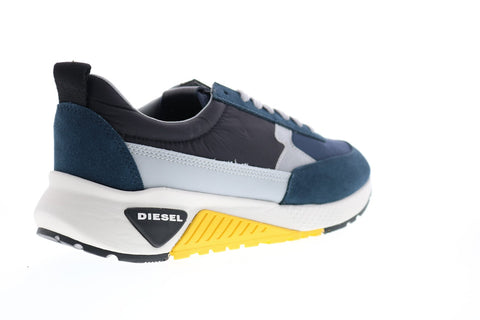 Diesel S-Kb Low Lace II Mens Blue Suede Lace Up Lifestyle Sneakers Shoes
