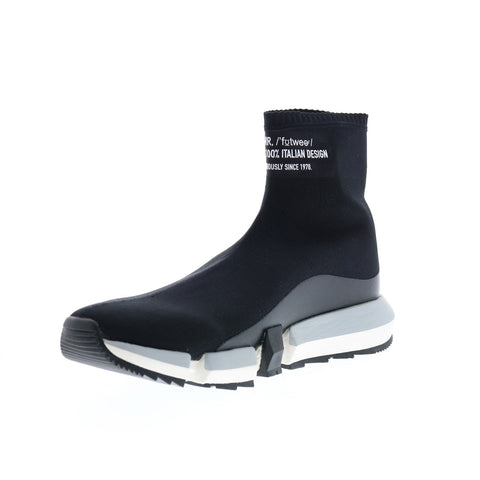 Diesel H-Padola High Sock Mens Black Canvas Lifestyle Sneakers Shoes
