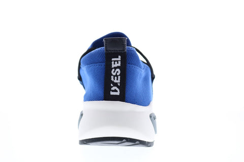 Diesel S-Kb Sl II Mens Blue Canvas Slip On Lifestyle Sneakers Shoes