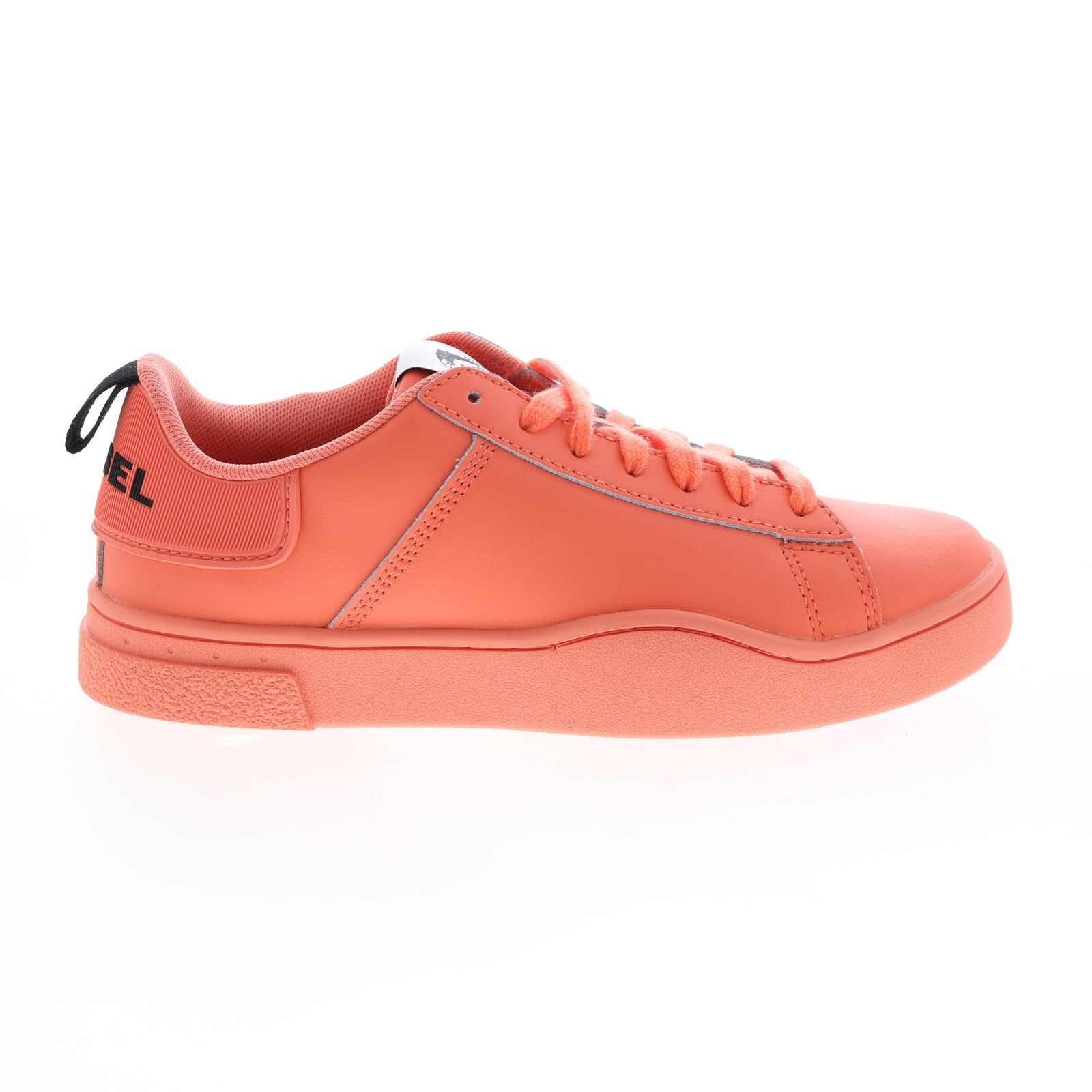 Diesel S-Clever Low Lace W Womens Orange Leather Lifestyle