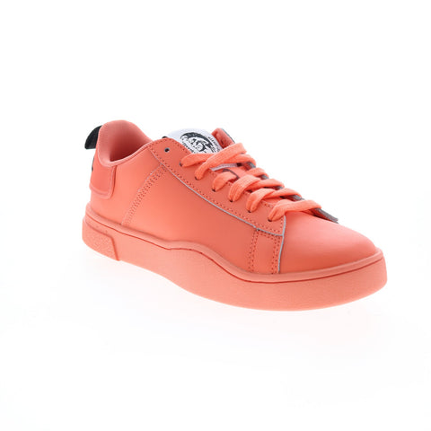 Diesel S-Clever Low Lace W Womens Orange Leather Lifestyle