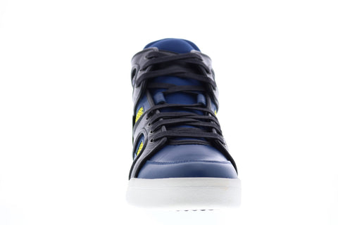 Diesel Tempus S-Titann Mens Blue Leather Lace Up Lifestyle Sneakers Shoes