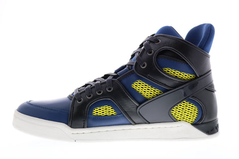 Diesel Tempus S-Titann Mens Blue Leather Lace Up Lifestyle Sneakers Shoes
