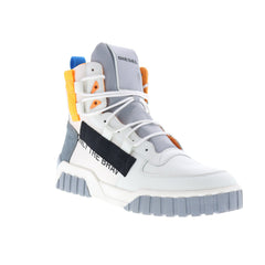 Diesel Le Rua S-Rua Mid Sp Mens White Leather Lace Up