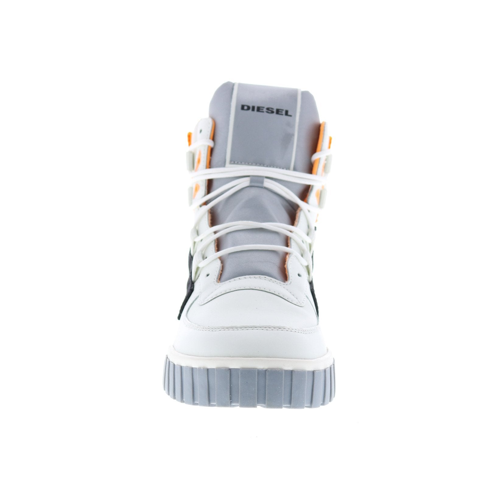 Diesel Le Rua S-Rua Mid Sp Mens White Leather Lace Up Lifestyle