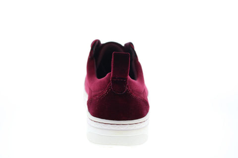 Earth Zag Velvet Womens Burgundy Canvas Lifestyle Sneakers Shoes