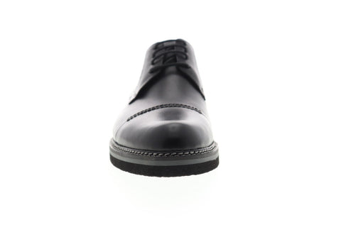 Zanzara Uccello ZF312D13 Mens Black Leather Dress Lace Up Oxfords Shoes