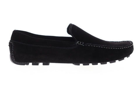 Zanzara Picasso ZG100C50 Mens Black Suede Casual Slip On Loafers Shoes