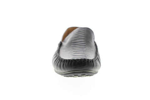 Zanzara Rembrandt ZG112C55 Mens Black Leather Slip On Casual Loafers Shoes