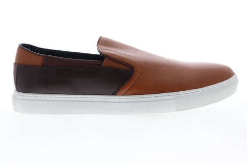 Zanzara Goya ZJ128C73 Mens Brown Leather Slip On Sneakers Shoes