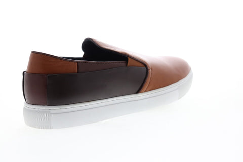Zanzara Goya ZJ128C73 Mens Brown Leather Slip On Sneakers Shoes