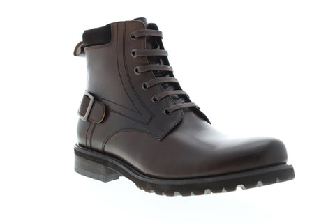 Zanzara Keller ZK555S15 Mens Brown Leather Lace Up Casual Dress Boots Shoes