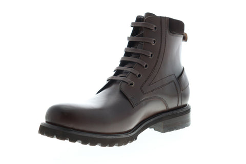 Zanzara Keller ZK555S15 Mens Brown Leather Lace Up Casual Dress Boots Shoes