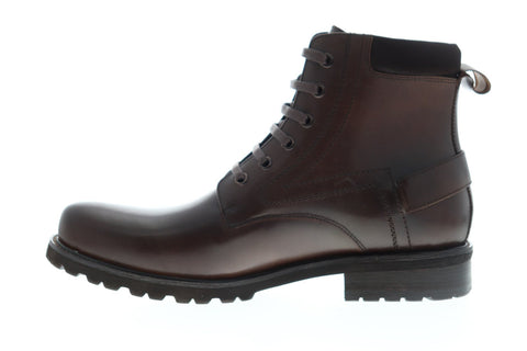 Zanzara Keller ZK555S15 Mens Brown Leather Lace Up Casual Dress Boots Shoes