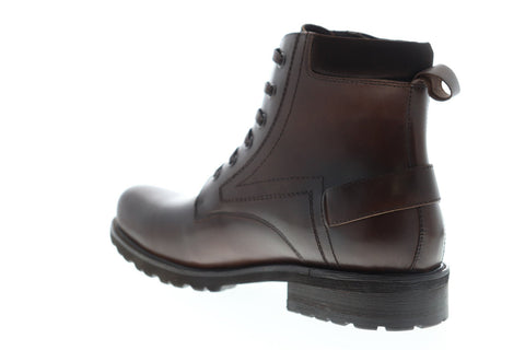 Zanzara Keller ZK555S15 Mens Brown Leather Lace Up Casual Dress Boots Shoes