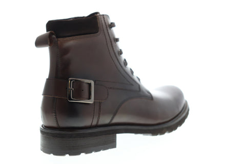 Zanzara Keller ZK555S15 Mens Brown Leather Lace Up Casual Dress Boots Shoes