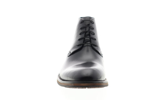 Zanzara Malta ZK571S31 Mens Black Leather Lace Up Chukkas Boots Shoes