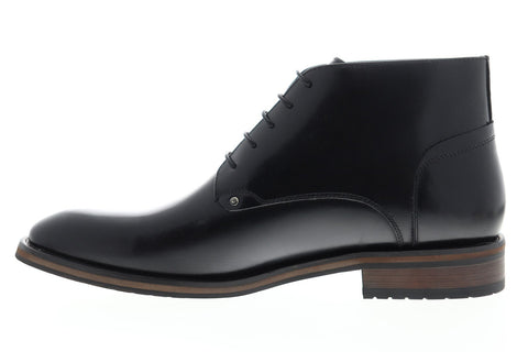 Zanzara Malta ZK571S31 Mens Black Leather Lace Up Chukkas Boots Shoes