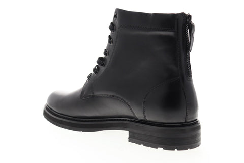 Zanzara Miro ZK572S32 Mens Black Leather Lace Up Casual Dress Boots Shoes