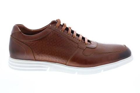Zanzara Augsburg ZZ1319L Mens Brown Leather Lifestyle Sneakers Shoes