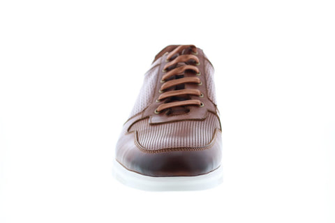 Zanzara Augsburg ZZ1319L Mens Brown Leather Lifestyle Sneakers Shoes