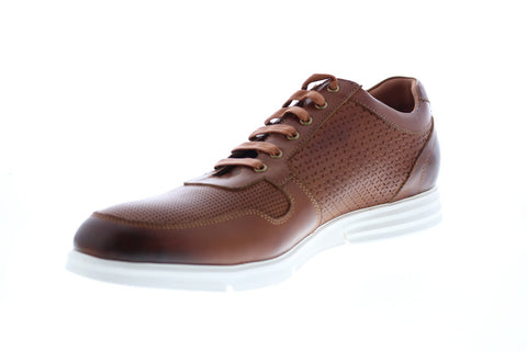 Zanzara Augsburg ZZ1319L Mens Brown Leather Lifestyle Sneakers Shoes