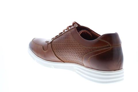 Zanzara Augsburg ZZ1319L Mens Brown Leather Lifestyle Sneakers Shoes